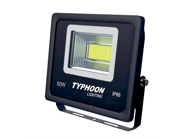 Typhoon LED 50W arbeidslampe 4500 Lumen, m/ festebrakett, IP66, 230V