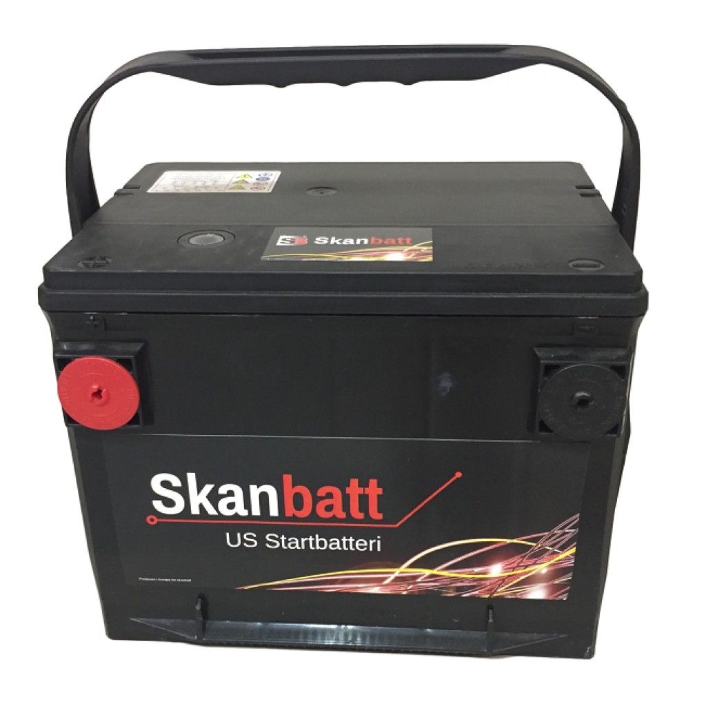 SKANBATT Startbatteri 12V 65AH 650CCA 230x179x180/180mm +venstre