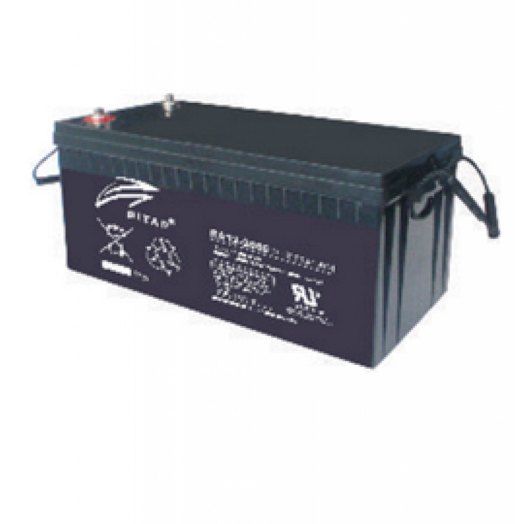 RITAR AGM Deep Cycle Batteri 12V 180AH 530x209x219mm +høyre 250AH 100t