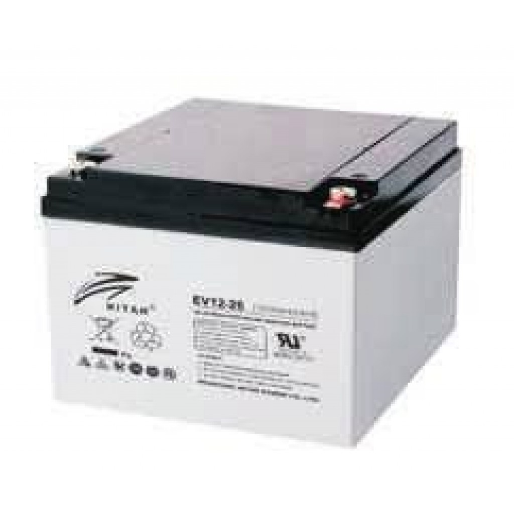 RITAR AGM Batteri 12V 24AH 166x175x125mm M5