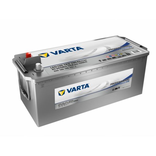 VARTA Fritidsbatteri EFB Batteri 12V 190AH 1050CCA (513x223x190/223mm) +venstre LED190