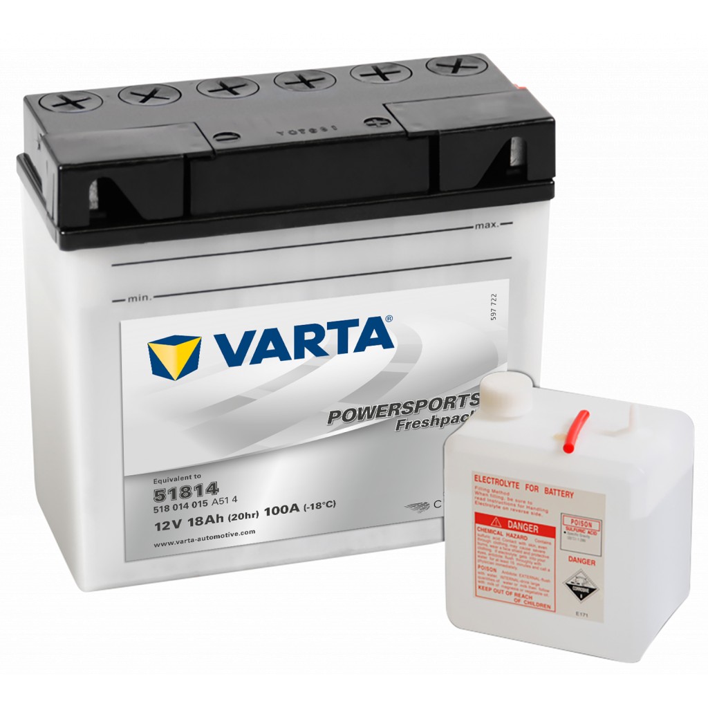 VARTA MC Batteri 12V 18AH 100CCA (186x82x171mm)