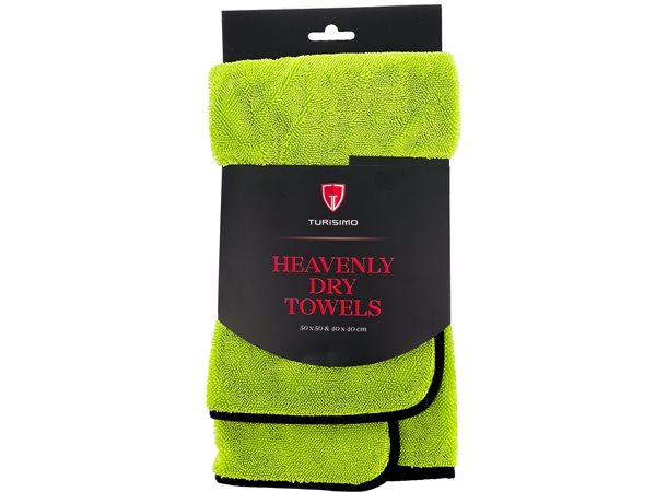 Turisimo Heavenly Dry Towels 2 stk 50x50cm og 40x40cm