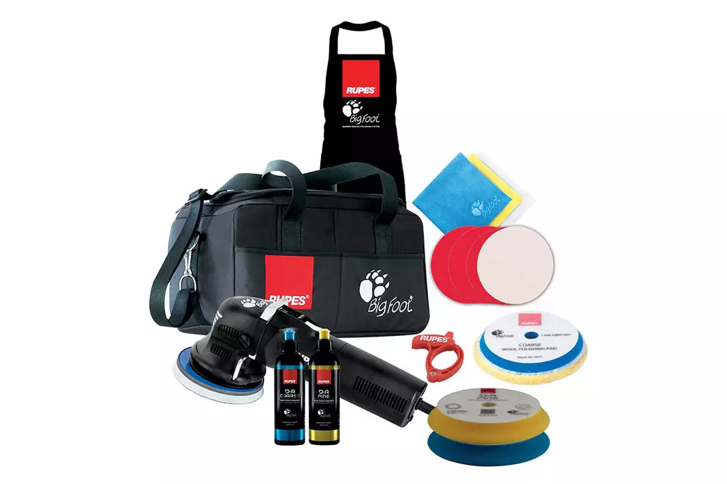 Rupes Bigfoot Poleringsmaskin LHR12E Duetto LUX Kit - Poleringskit