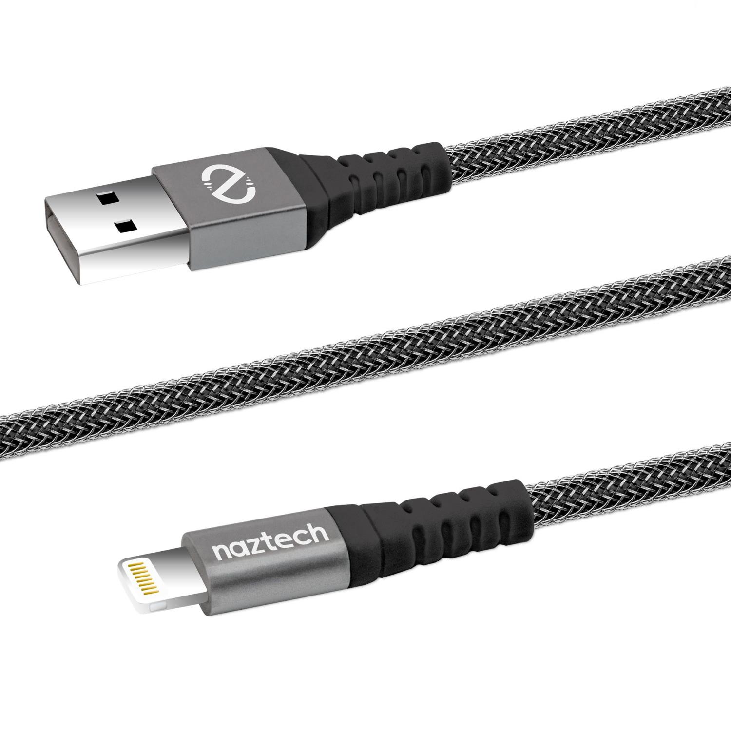 Naztech MFI Lightning USB ladekabel 120cm
