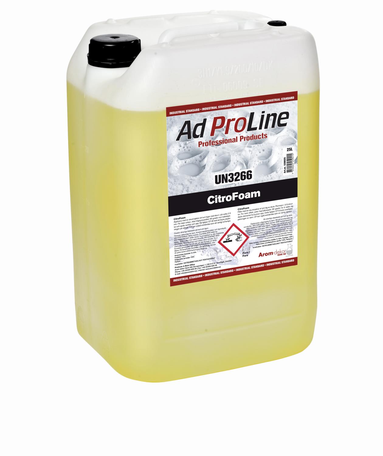 AdProLine® CitroFoam 25L Alkaliskt Vask/Avfettingsmiddel