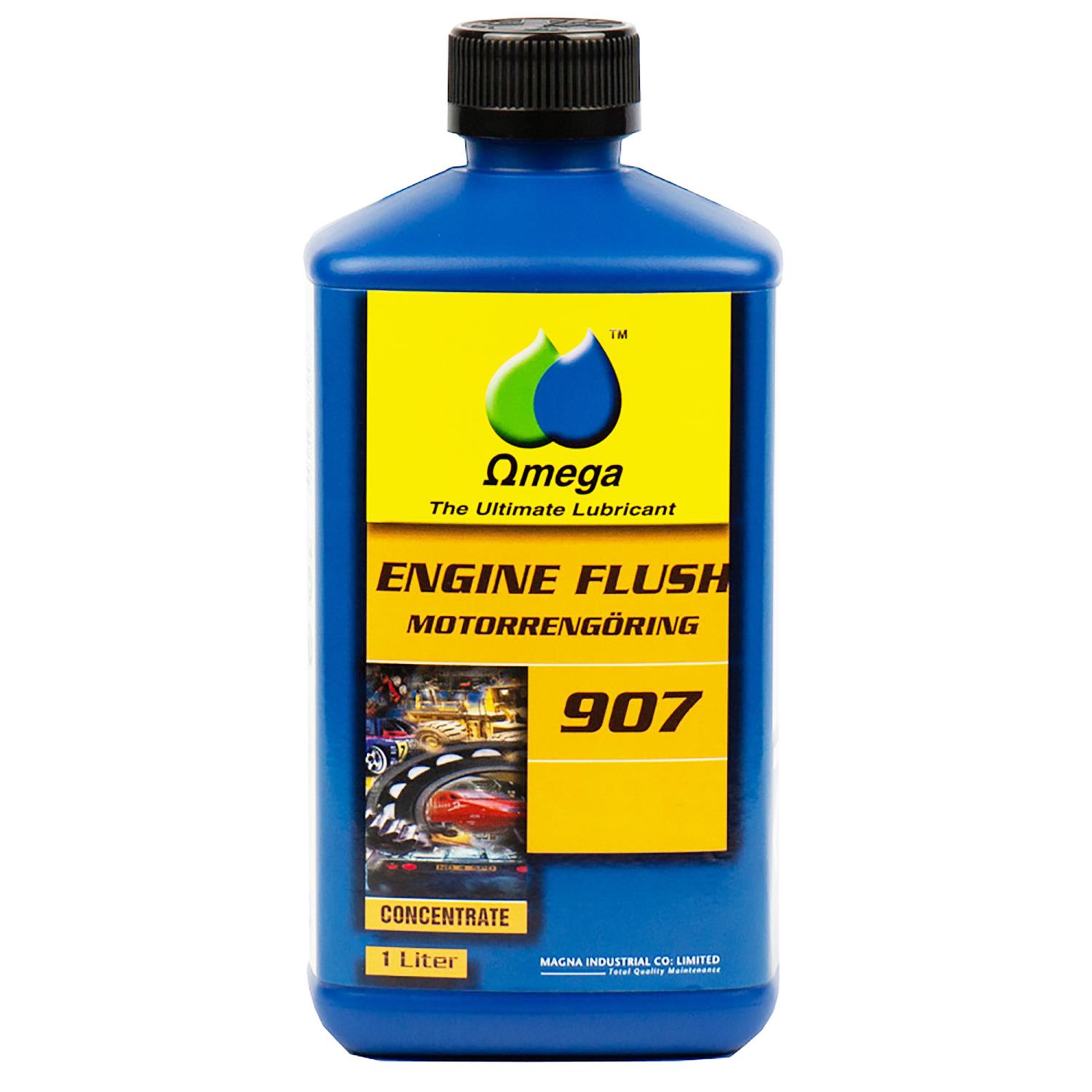 Omega 907 Motorrens - Engine Flush - Engine Cleaner 1 L iter