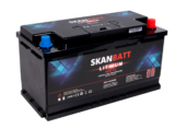 SKANBATT V2 Lithium HEAT Batteri 12V 180AH 150A BMS - Bobil - Bluetooth