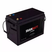 SKANBATT Lithium Batteri 12V 200AH 200A BMS (345x190x245mm) 8-års Garanti