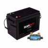 SKANBATT Lithium Batteri 12V 200AH 200A BMS (345x174x245mm) - Med Bluetooth