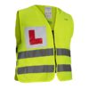 MC refleksvest Oxford til øvelseskjøring med "L" (learner) str. XL/2XL