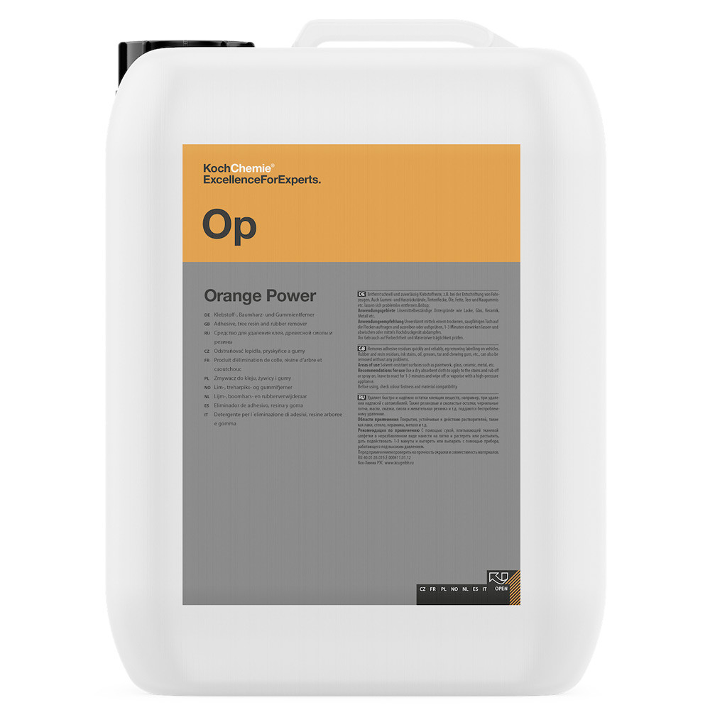 Koch-Chemie Orange Power lim og flekkfjerner 10 Liter - Op