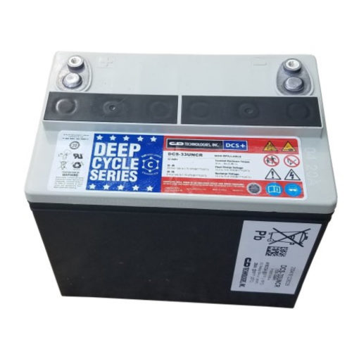 AGM Deep Cycle batteri 12V 33Ah til Tesla Model S