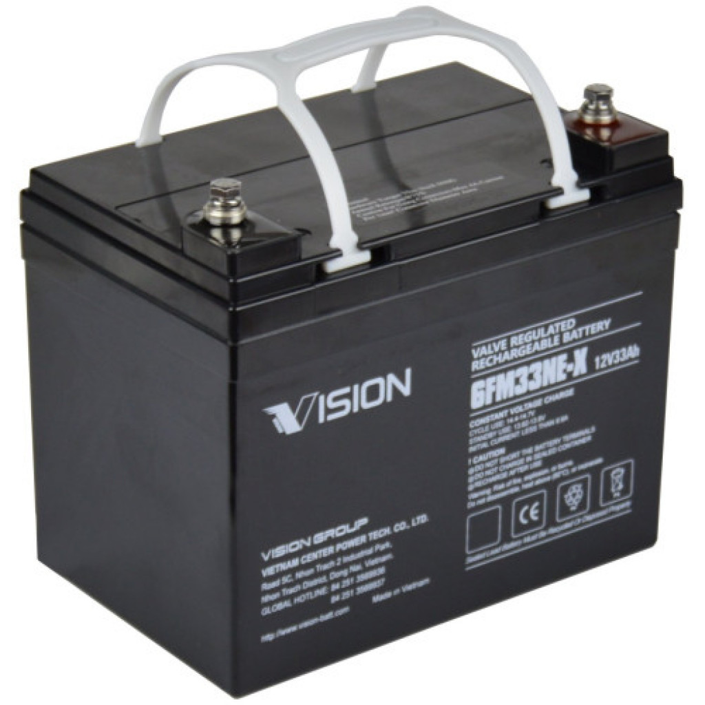 AGM Deep Cycle batteri 12V 33Ah til Tesla Model S (M6)