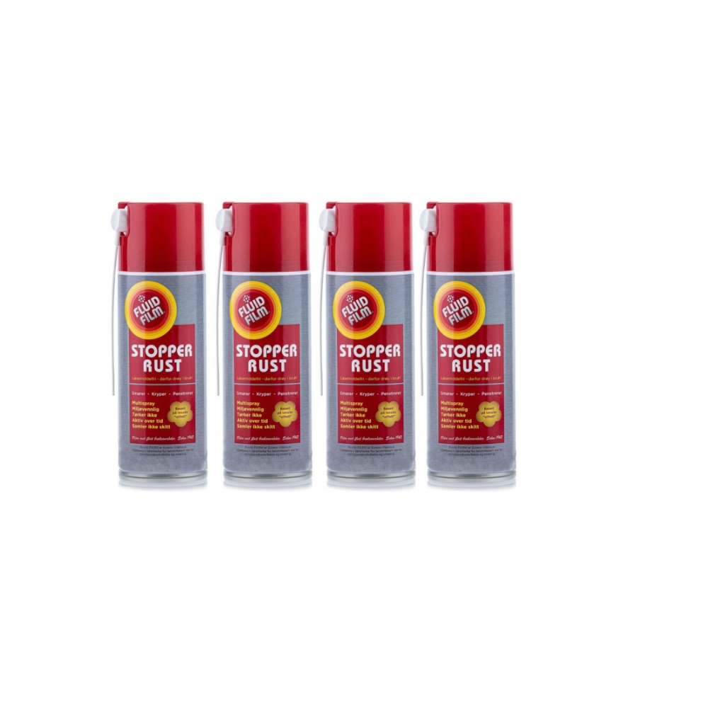 Fluid Film Spray Pakke | 4 x SprayBokser 400ml