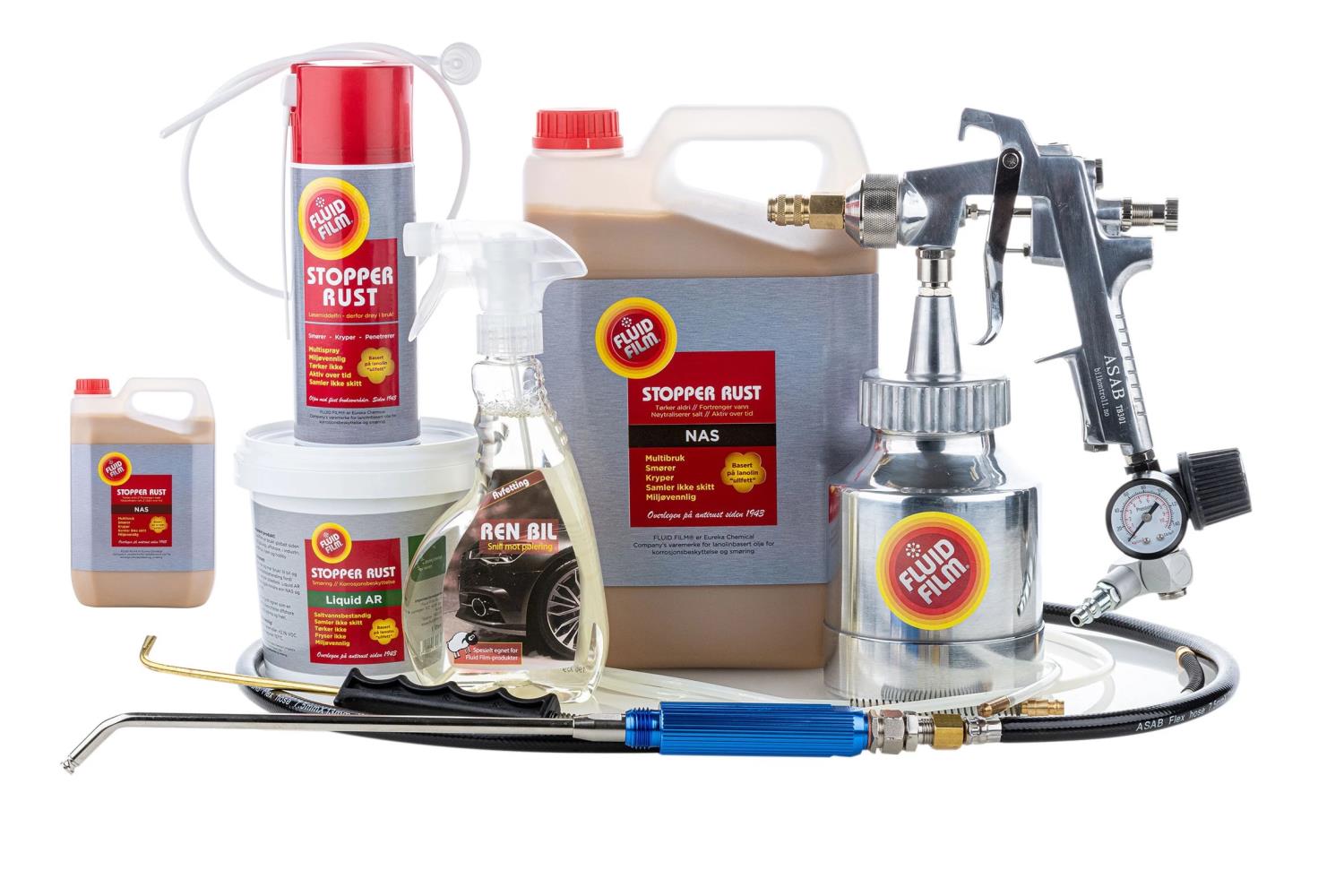 Fluid Film Antirust Starterkit Bundle | Starterkit + NAS 5 Liter