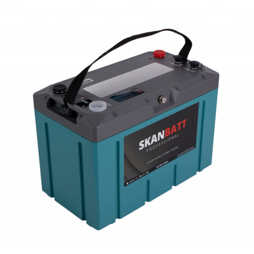 SKANBATT Lithium Professional Batteri IP67 12V 100Ah 150A BMS