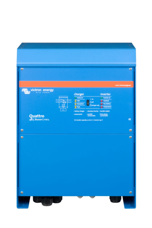 VICTRON Quattro 48/8000/110-100/100 Kombinert Batterilader og Inverter