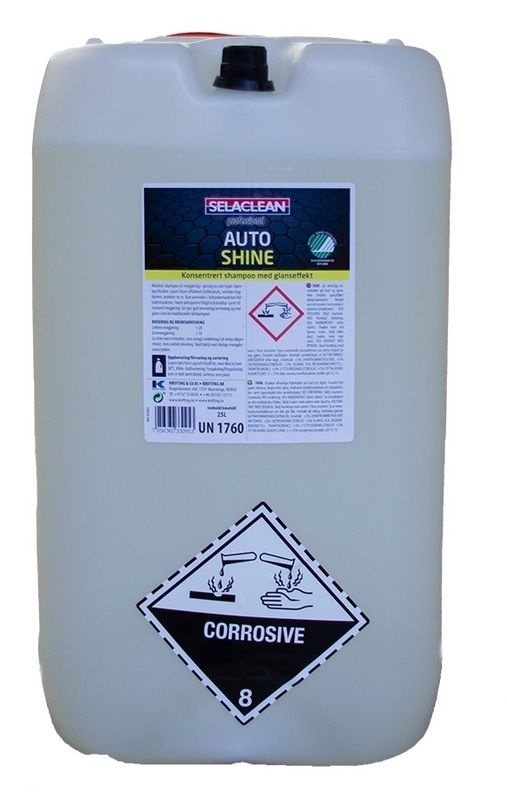 SELACLEAN AUTOSHINE - Bilshampo Med Glans - 25 Liter