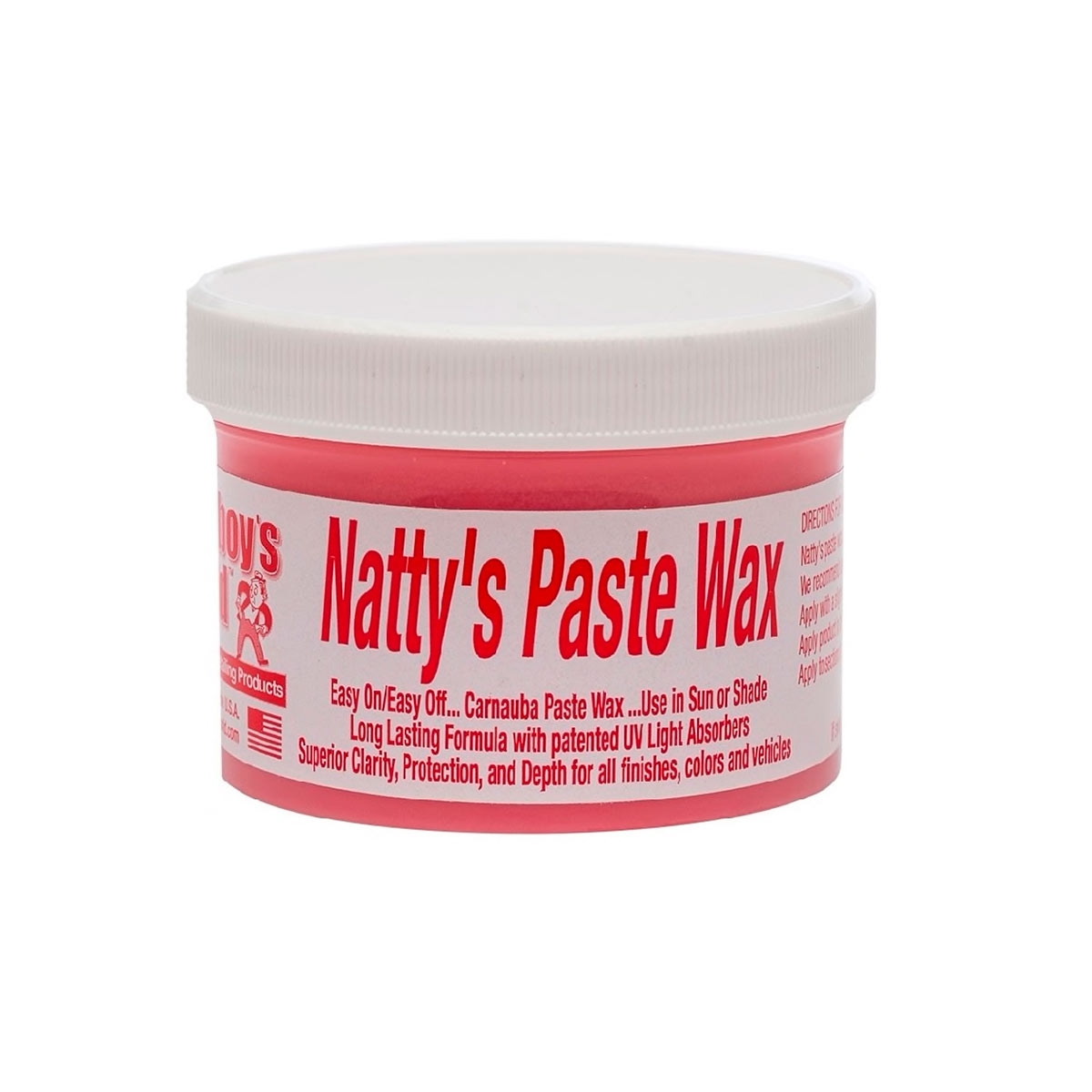 Poorboy's Natty's Past Wax Red - Carnauba Voks - Enkel Påføring