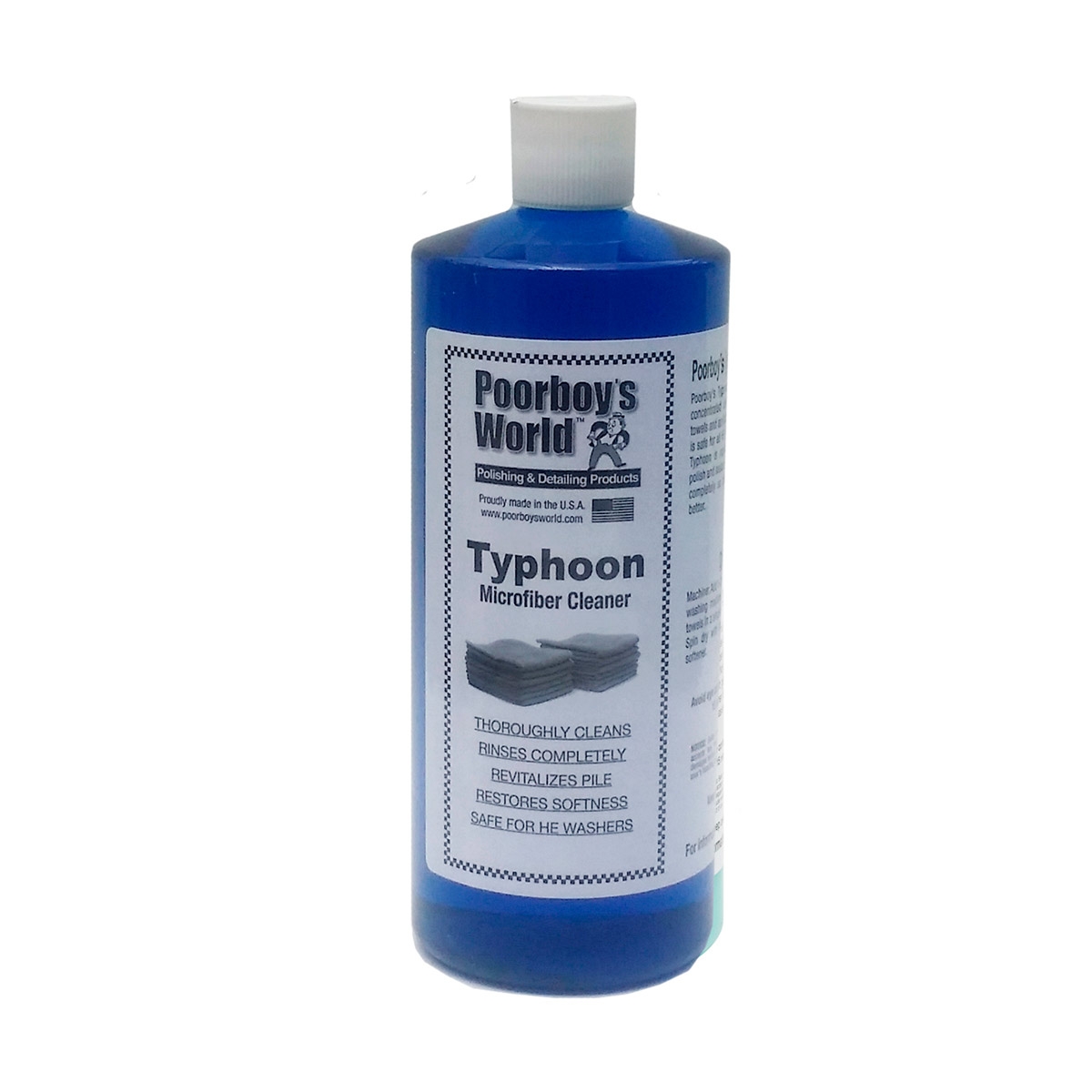 Poorboy's Typhoon Microfiber Cleaner 946 ML ( 1/4 Gallon ) - Vaskemiddel Til Microfiber