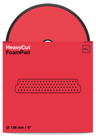 Koch-Chemie Heavy Cut Skumpute - Poleringspute - 5" / 125 mm