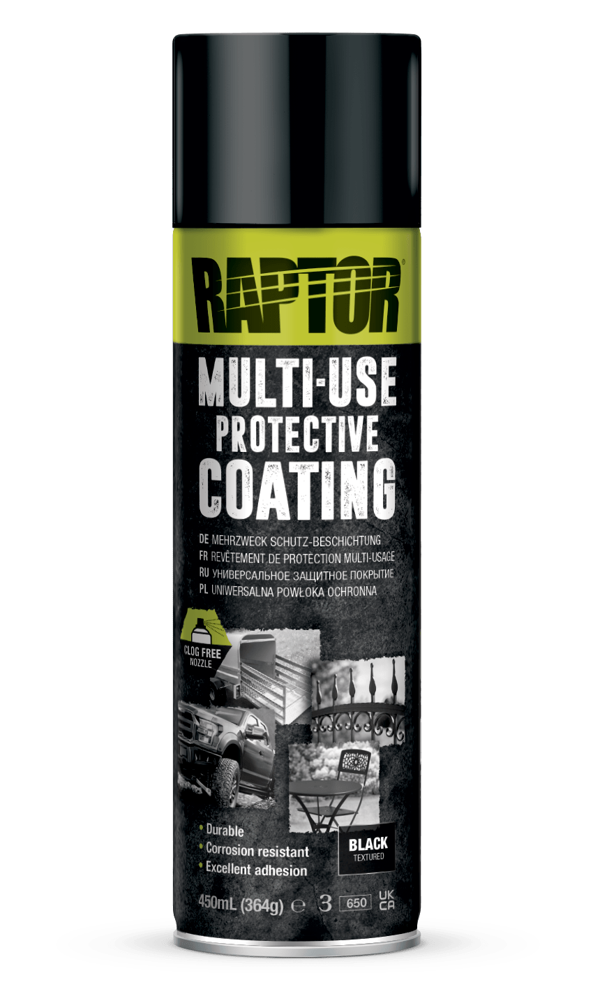 Raptor 1K Sprayboks Svart - Multi-Use Protective Coating - 450ml