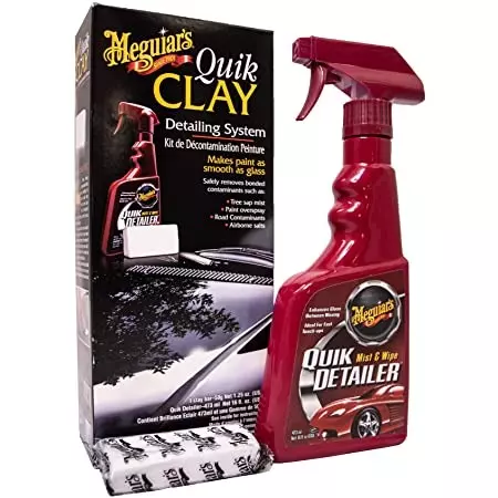 MEGUIARS QUIK CLAY DETAILING SYSTEM - Clay Bar & Lakkrens til Bil - 473 ML
