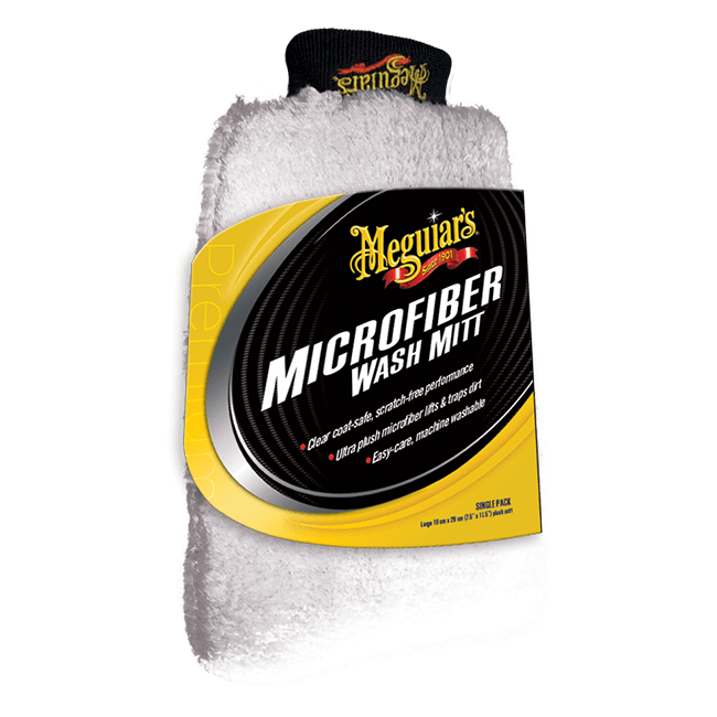 MEGUIARS MICROFIBER WASH MITT - VASKEHANSKE