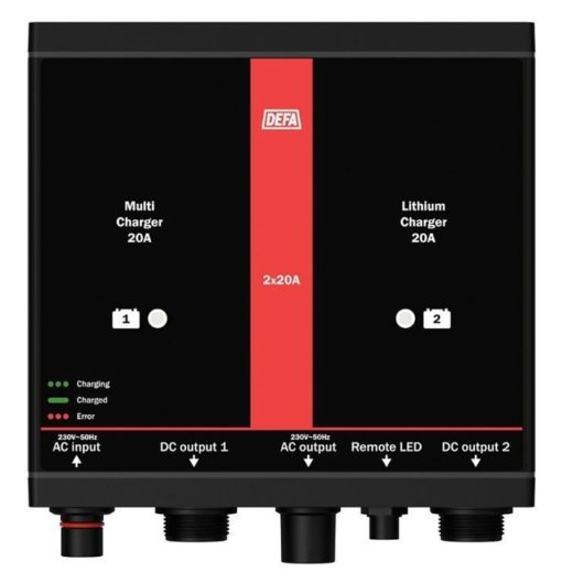 DEFA LITHIUM/MULTI LADER 1X20A