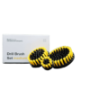 Koch-Chemie Drill Brush Set - Børstesett - Medium - Gul - 3pk