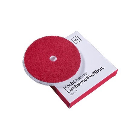 Koch-Chemie Lambswool Pad – Korthåret Lammeullspute For DA - Ø 80mm / 3"