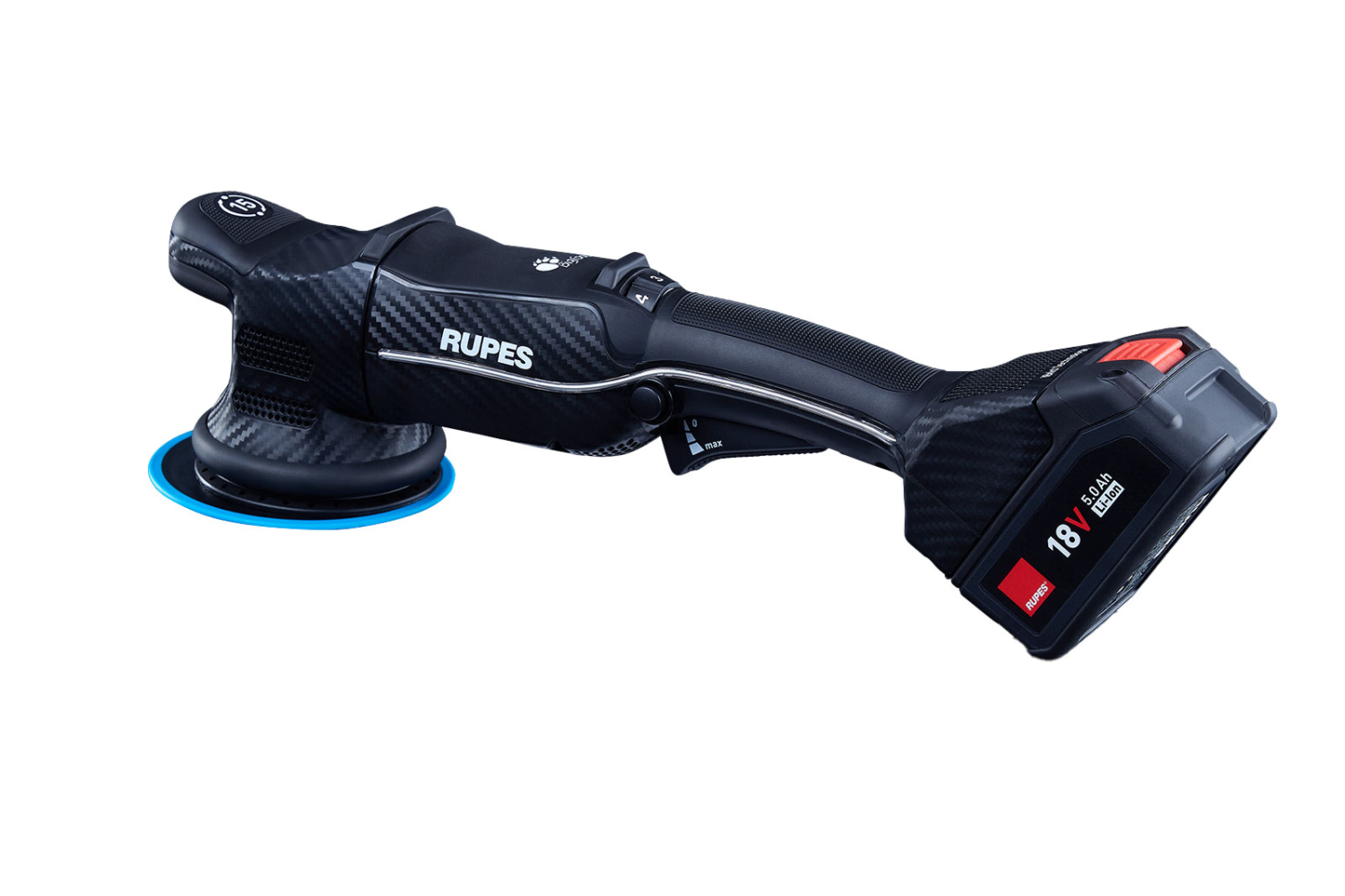 Rupes Bigfoot Poleringsmaskin Standard HLR15 Med Batteri - Batteridreven