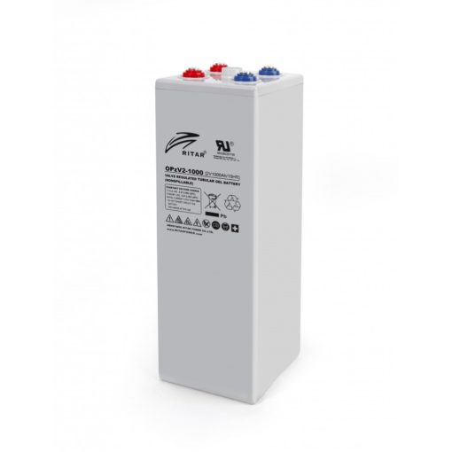 RITAR OPzV Serien GEL Batteri 2V 1000Ah