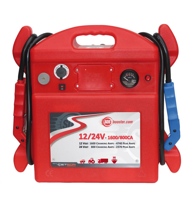 Schumacher SOS Booster 12/24V 1600/800A - Startbooster