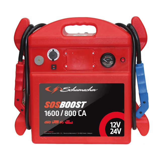 Schumacher SOS Booster 12V 1600A - Startbooster
