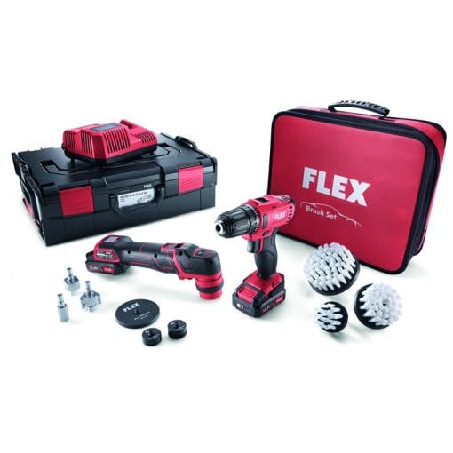 Flex Poleringsmaskin - Kit PXE80 + DD2G10.8-EC