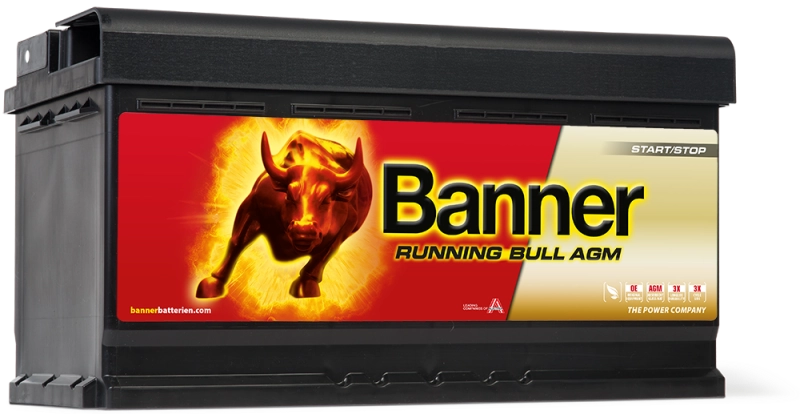 Banner Running Bull AGM Batteri 59501 - 12V 95Ah 850A