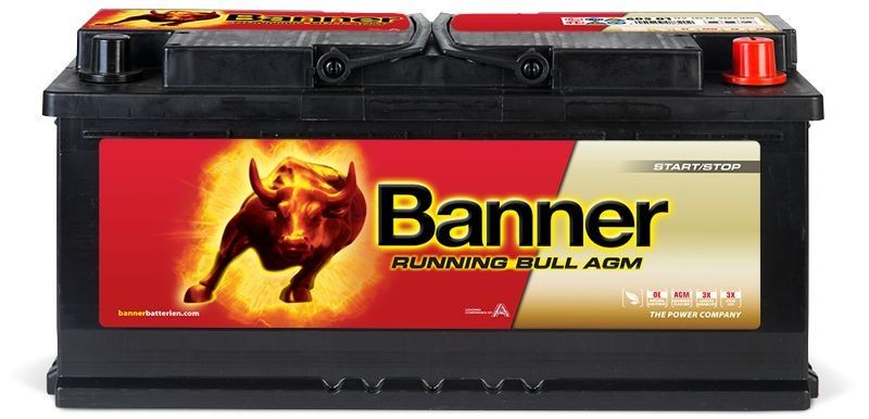 Banner Running Bull AGM Batteri 60501 - 12V 105Ah 950A