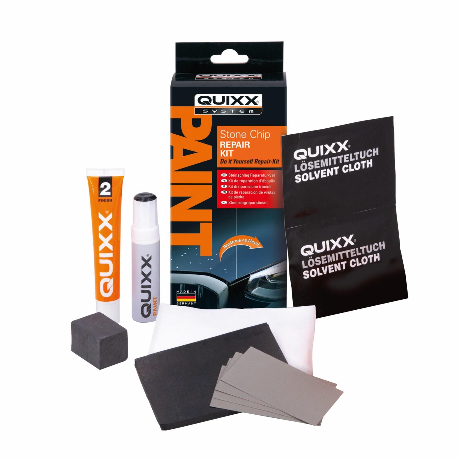 Quixx Stone Chip Repair Kit - Reparasjonssett - Hvit