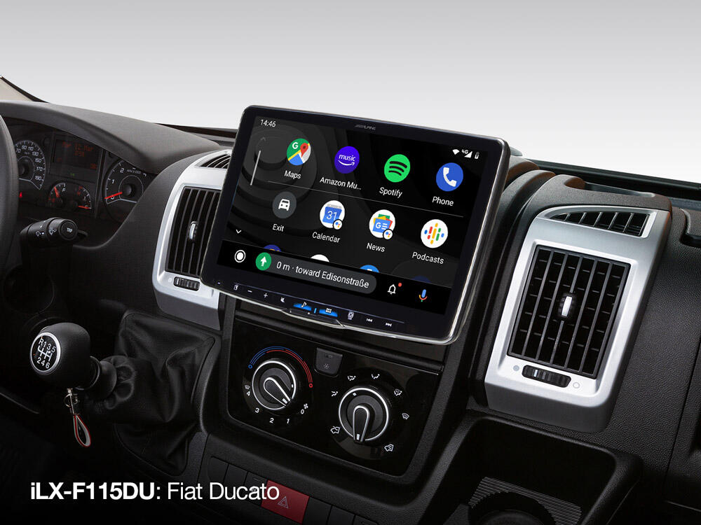 Alpine ILX-F115DU - hovedenhet med 11-tommer skjerm til Fiat Ducato 3