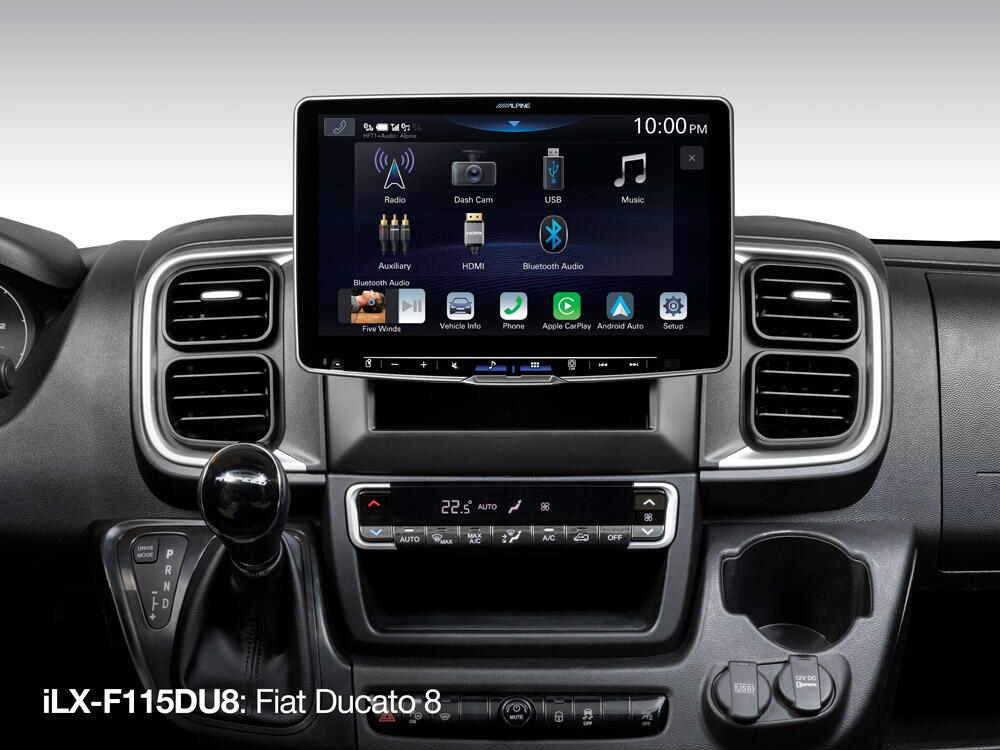 Alpine ILX-F115DU8 - hovedenhet - med 11-tommer skjerm til Fiat Ducato 8