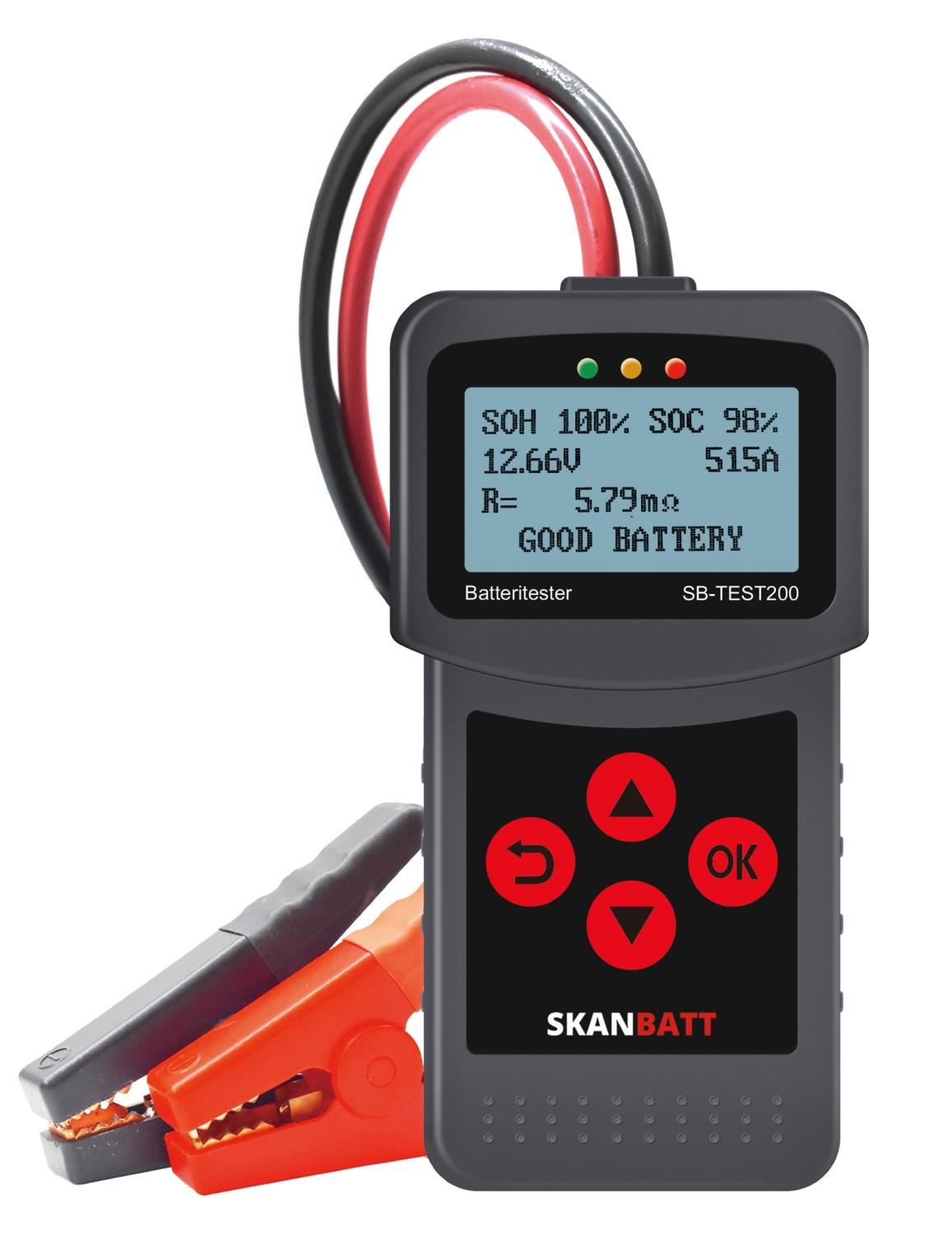 SKANBATT Elektronisk Batteritester