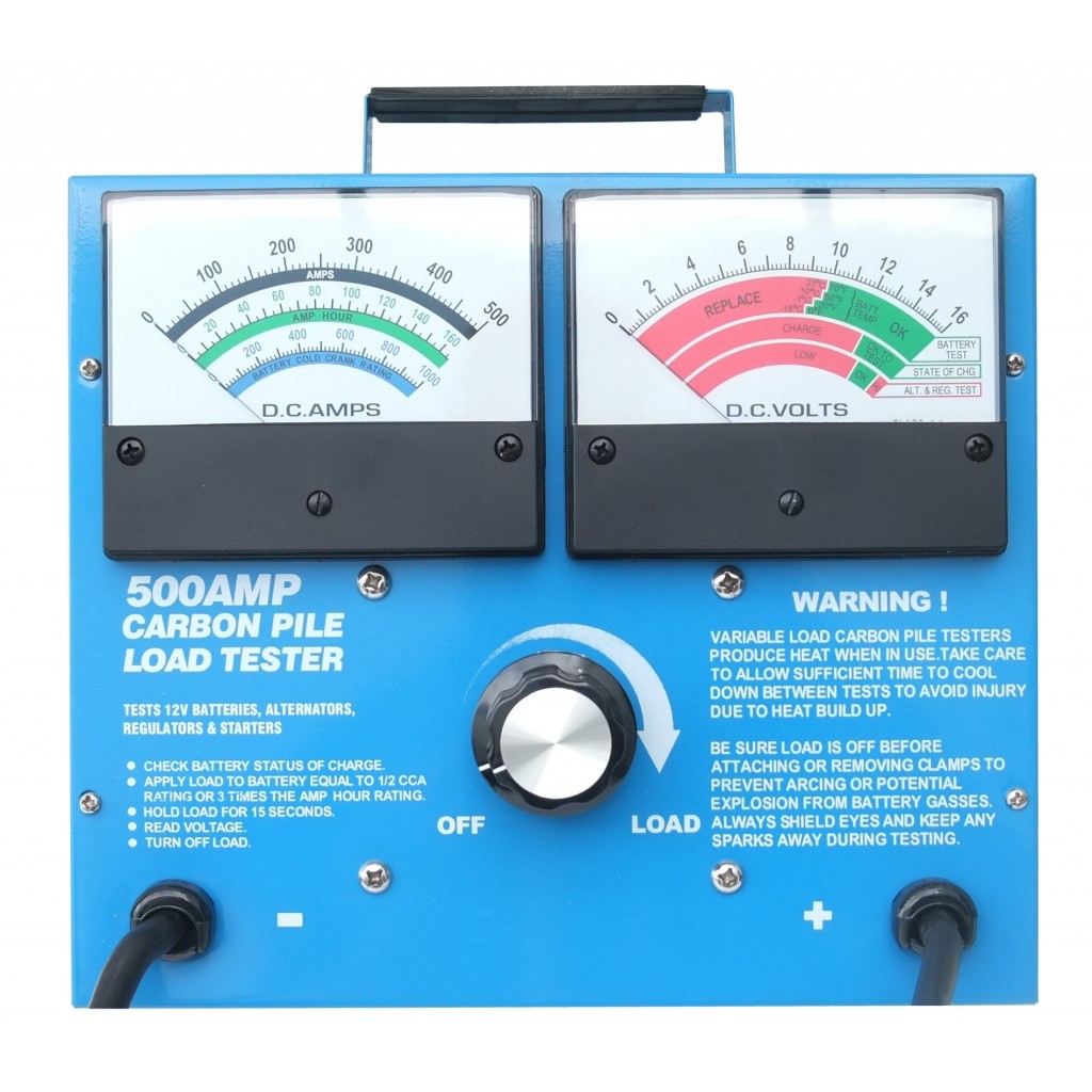 Batteritester 500A Mekanisk (500A2)