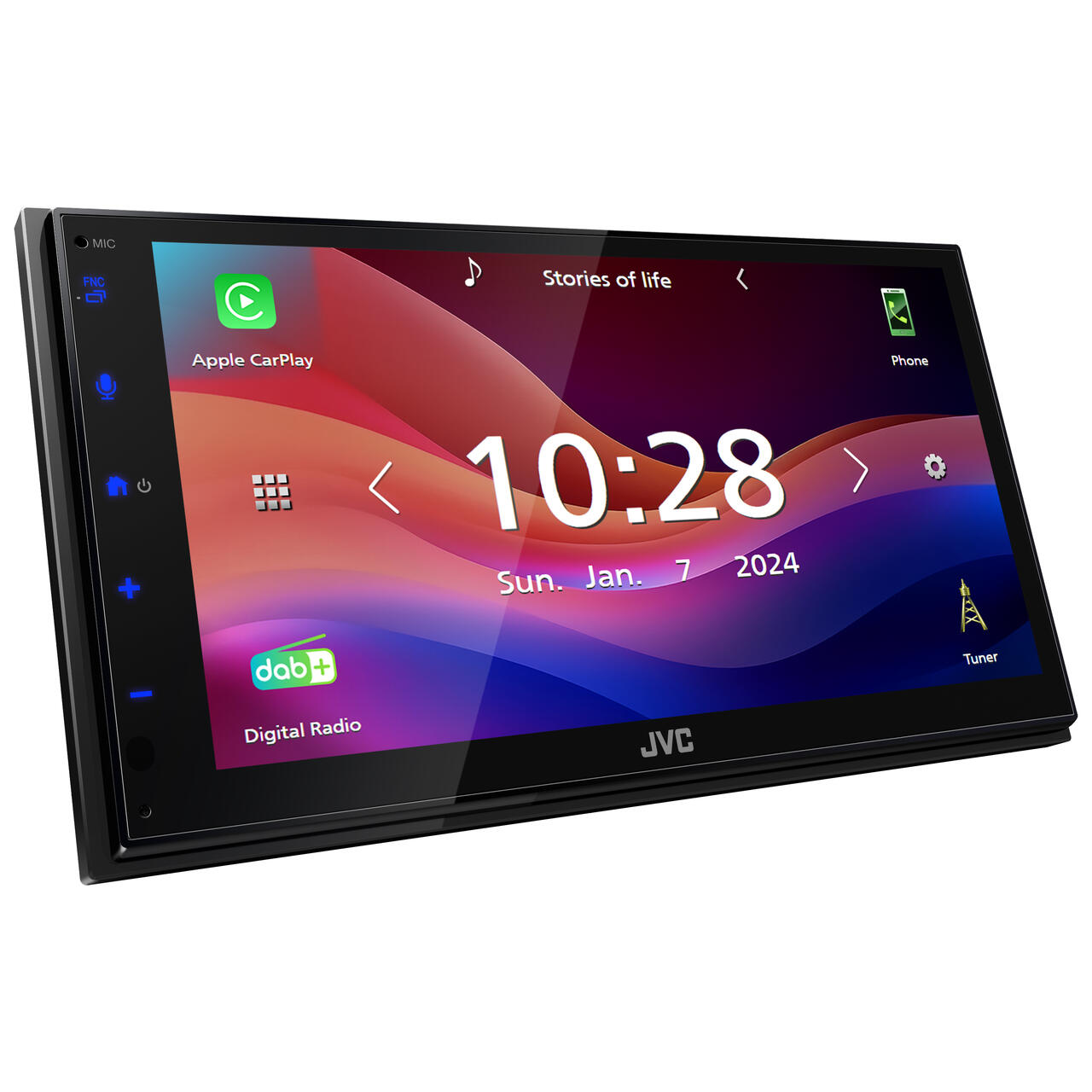 JVC KW-M595DBT - hovedenhet | 2DIN DAB Bluetooth CP AA Mirroring