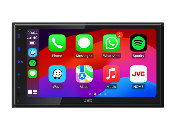 JVC KW-M695DBW - hovedenhet 2DIN, tråløs Apple Carplay/Android Auto