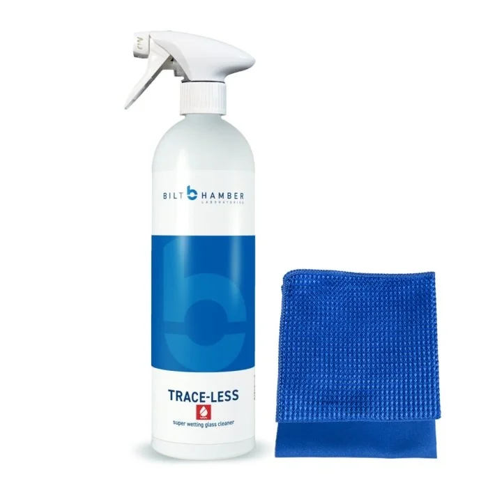 Bilt-Hamber Trace-Less Glass Cleaner 1 Liter - Inkludert glassklut