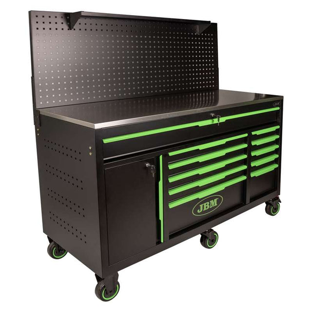 JBM EV Verktøyvogn stor Med Bakplate - Uten verktøy