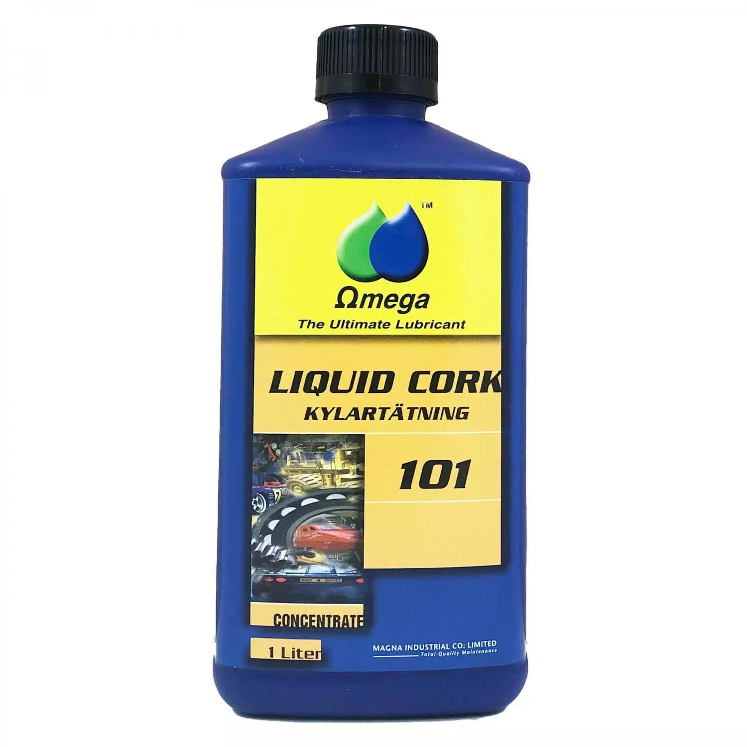 Omega 101 Radiatorforsegling "Flytende kork" 1 Liter