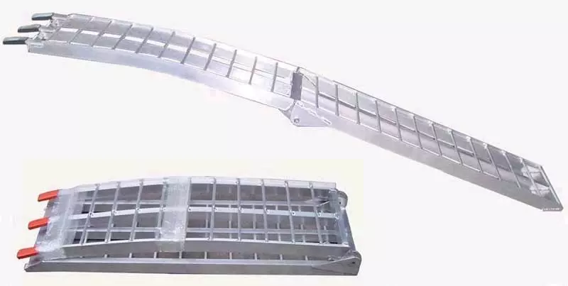 Aluminium kjørebruer - 2 stk sammenleggbare - Max vekt 680kg - Sett - Høy Kvalitet - Lasterampe